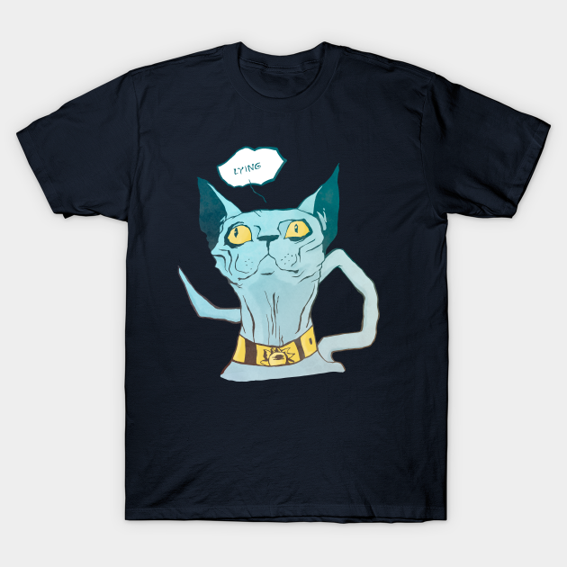 Lying Cat from Saga - Lying...heh - Saga - T-Shirt