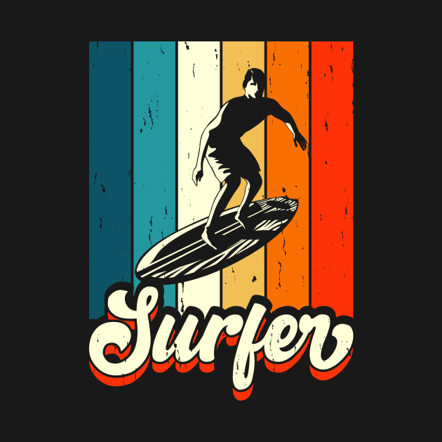 Surfing T Shirt For Men by QueenTees