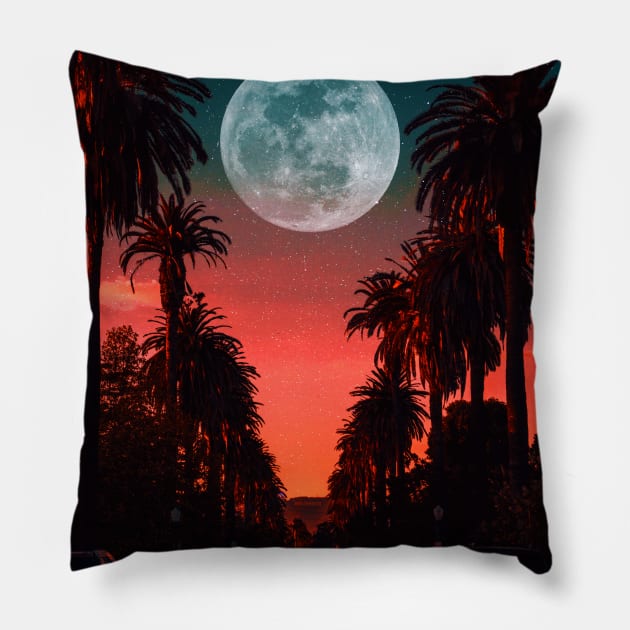 HOLLYWOOD NIGHT. Pillow by LFHCS