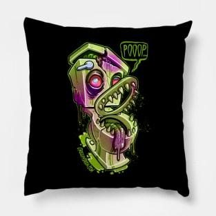 Zombie toilet Pillow