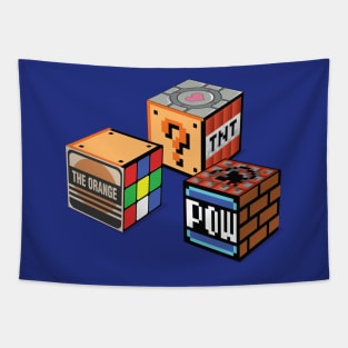 Geeky Cubes Tapestry