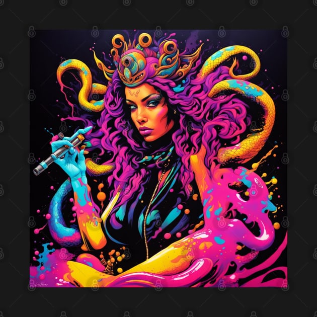 Vibrant Queen by MercurialMerch