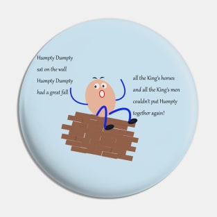 Humpty Dumpty Pin