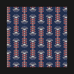 Colorful Patriotic Flowers 9 T-Shirt