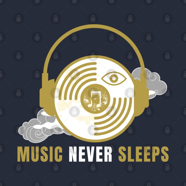 Music Never Sleeps by Unique Treats Designs