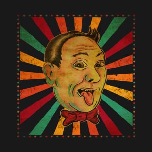 Funny Head Pee wee Herman // Vintage Style T-Shirt