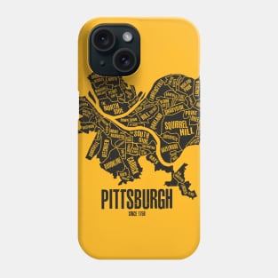 Pittsburgh Neighborhoods Phone Case