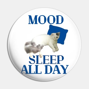 mood : sleep all day Pin