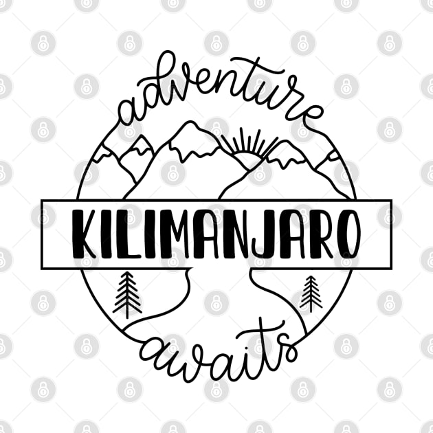 Kilimanjaro hiker gift for climber. Perfect present for mom mother dad father friend him or her by SerenityByAlex