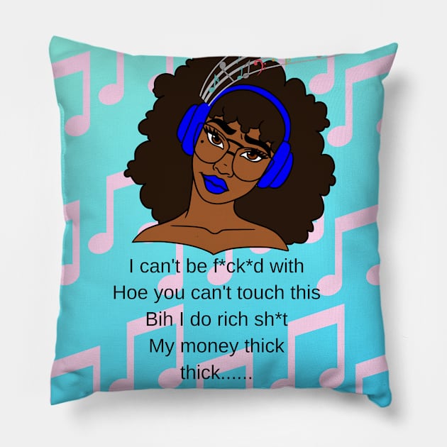 Music Pillow by DreamyKustomKreationz