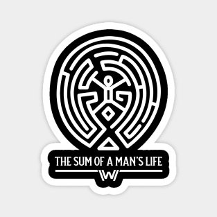 The Sum Of A Man's Life - Maze Magnet