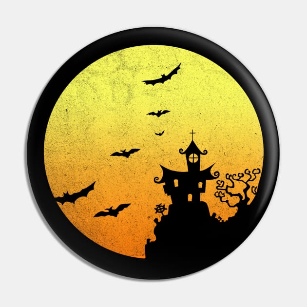 Halloween Full Moon Pin by ThyShirtProject - Affiliate