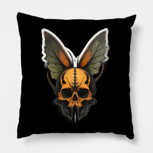 Butterfly skull Pillow