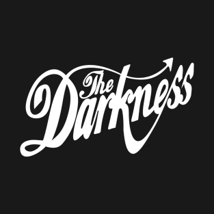 The Darkness Band White Text T-Shirt