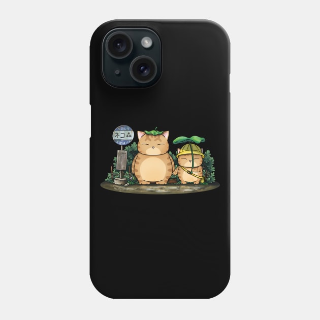 My Neighbor Fat Cat Phone Case by Takeda_Art