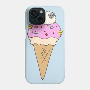 Icecream Cone Sheep Phone Case