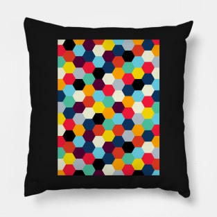 Mid Century French Tiles | Retro Bohemian Pattern Pillow