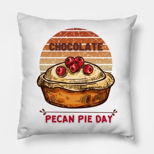 Chocolate Pecan Pie Day Pillow