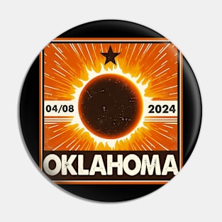 Oklahoma solar eclipse 2024 Pin