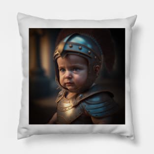 A Cute Gladiator Baby Pillow