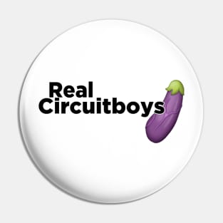 Real Circuitboys of Purple Party Pin