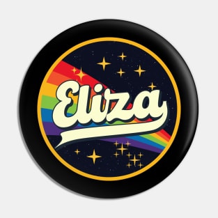 Eliza // Rainbow In Space Vintage Style Pin