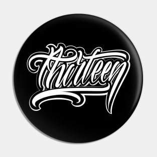 THIRTEEN BRAND / XIII Pin