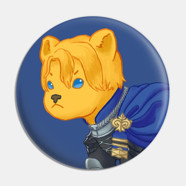 Protector Lion Pin by ZioCorvid