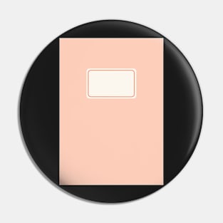 Back to School Pale Peachy Pink Pin