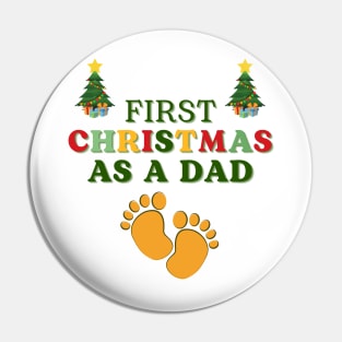 First Christmas as a Dad Pin