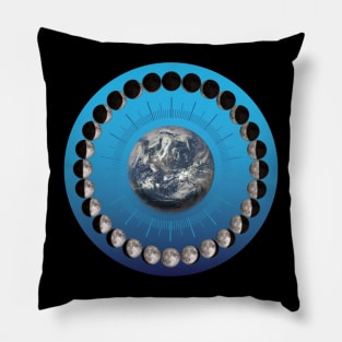 moon cylce phase Pillow