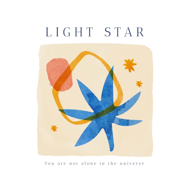 Light Star Matisse Art Style by dailycreativo