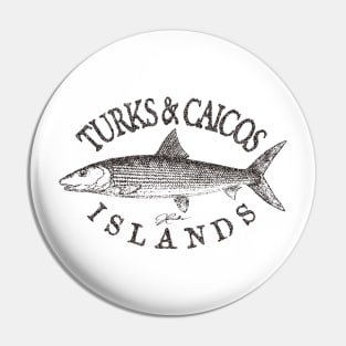 Turks & Caicos Islands Bonefish Pin