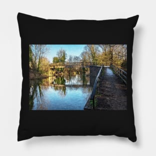 Crossing The Kennet and Avon Pillow