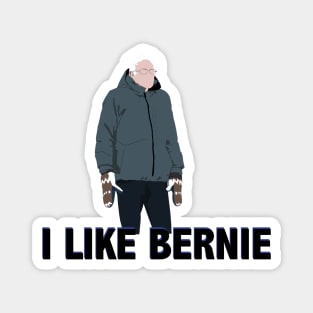 I Like Bernie Sanders Mittens Magnet