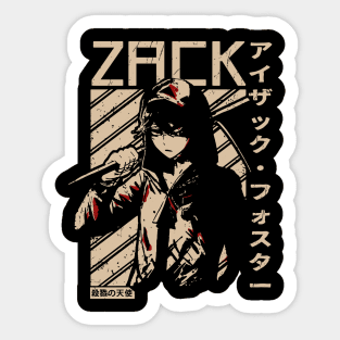 Isaac Zack Foster - Angels of Death, Anime Shirt - Angels Of Death Anime -  Sticker