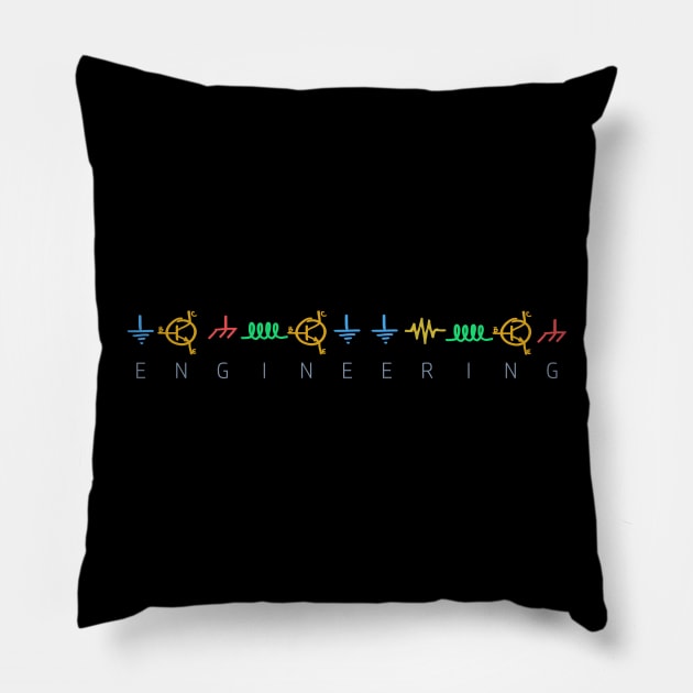 Engineering Circuitry 2 Pillow by simplistictees