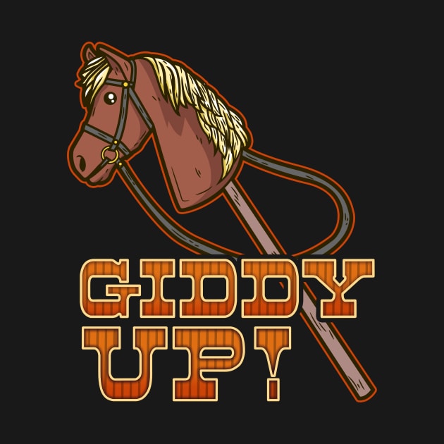 Giddy Up hobbyhorsing design for a hobbyhorse equestrian by biNutz