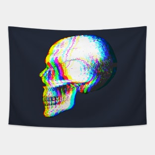 trippy skull Tapestry