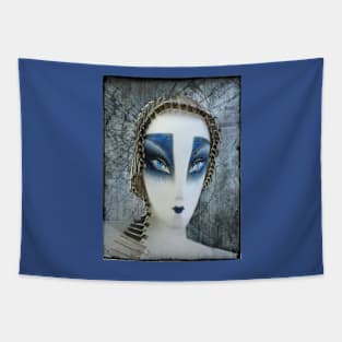 painted schlappi head Tapestry