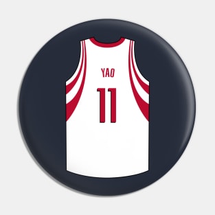 Yao Ming Houston Jersey Qiangy Pin