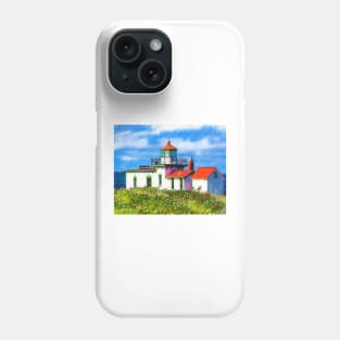 Sketched West Point Lighthouse Phone Case