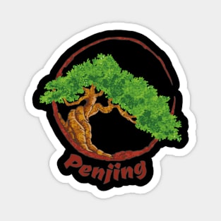 Penjing Bonsai Gärtner Liebhaber Shirt Magnet