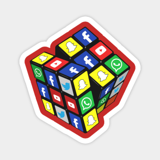 The Social Media Sphere Magnet