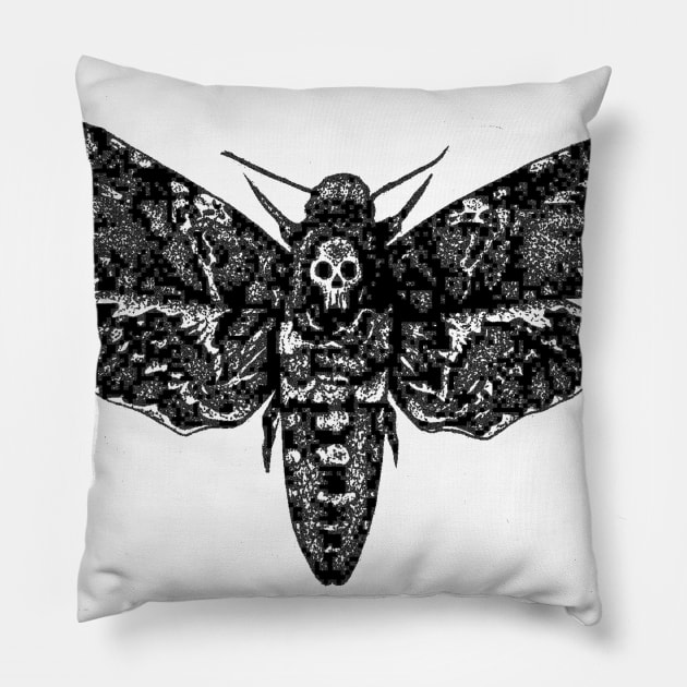 Death Moth Pillow by Gobynoid
