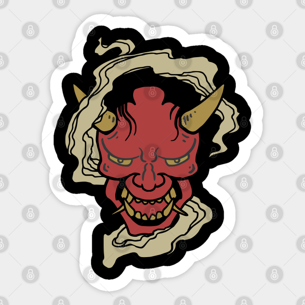 Satan japanese - Satan Japanese - Sticker | TeePublic