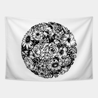 World of Flowers Tapestry