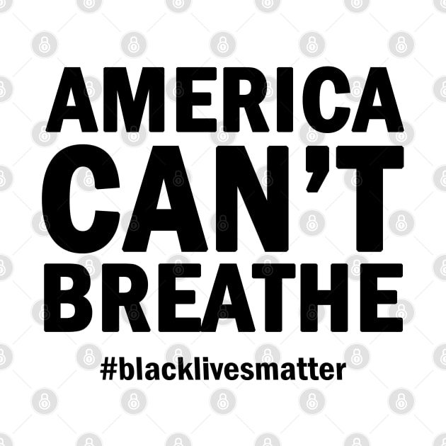 America cant breathe by valentinahramov