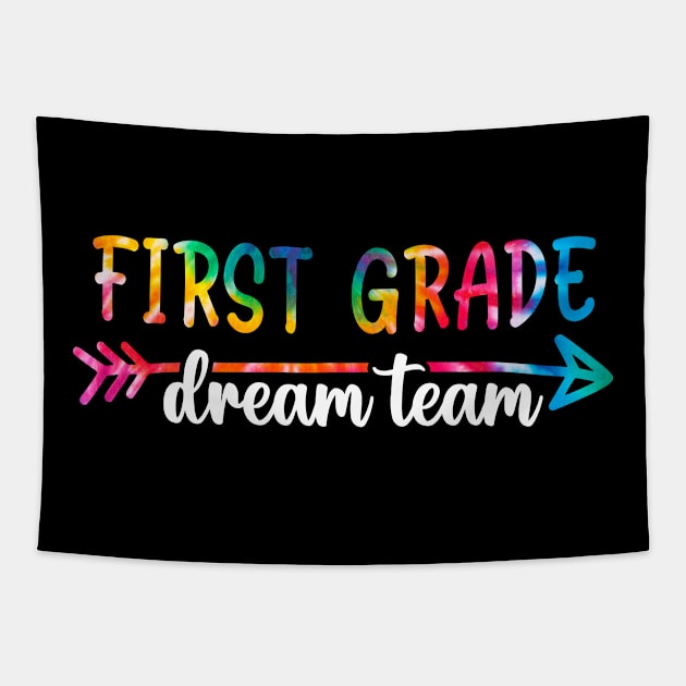 1st Grade Dream Team Students Teachers Back to School Tapestry by Ene Alda