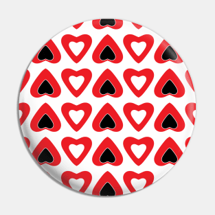 A Love Pattern of Hearts Pin